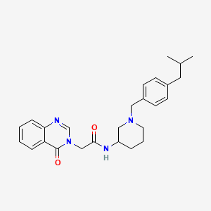 N-[1-(4-isobutylbenzyl)-3-piperidinyl]-2-(4-oxo-3(4H)-quinazolinyl)acetamide