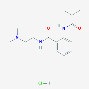 N-[2-(dimethylamino)ethyl]-2-(isobutyrylamino)benzamide hydrochloride