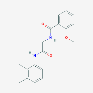 molecular formula C18H20N2O3 B6029899 N-{2-[(2,3-dimethylphenyl)amino]-2-oxoethyl}-2-methoxybenzamide 