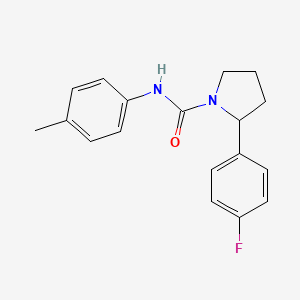 2-(4-fluorophenyl)-N-(4-methylphenyl)-1-pyrrolidinecarboxamide