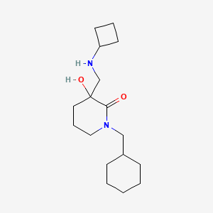 3-[(cyclobutylamino)methyl]-1-(cyclohexylmethyl)-3-hydroxy-2-piperidinone