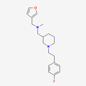 ({1-[2-(4-fluorophenyl)ethyl]-3-piperidinyl}methyl)(3-furylmethyl)methylamine