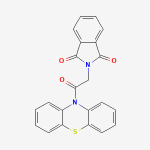 2-[2-oxo-2-(10H-phenothiazin-10-yl)ethyl]-1H-isoindole-1,3(2H)-dione