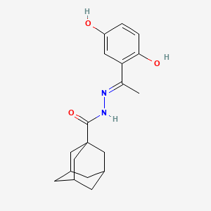 N'-[1-(2,5-dihydroxyphenyl)ethylidene]-1-adamantanecarbohydrazide