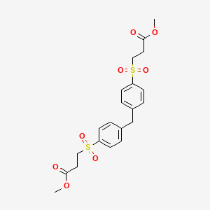 dimethyl 3,3'-[methylenebis(4,1-phenylenesulfonyl)]dipropanoate