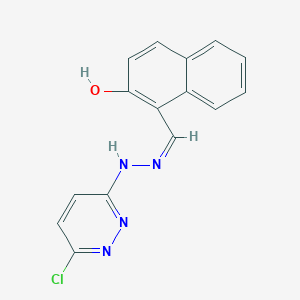 2-hydroxy-1-naphthaldehyde (6-chloropyridazin-3-yl)hydrazone