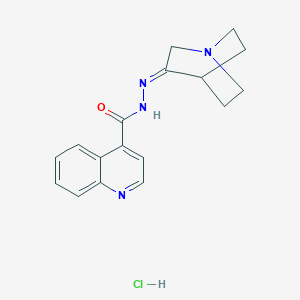 N'-1-azabicyclo[2.2.2]oct-3-ylidene-4-quinolinecarbohydrazide hydrochloride