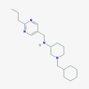 1-(cyclohexylmethyl)-N-[(2-propyl-5-pyrimidinyl)methyl]-3-piperidinamine