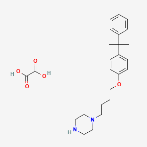 1-{4-[4-(1-methyl-1-phenylethyl)phenoxy]butyl}piperazine oxalate