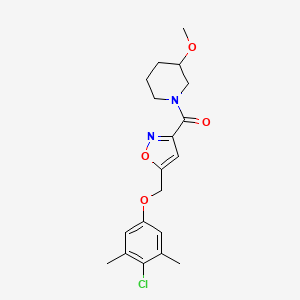 1-({5-[(4-chloro-3,5-dimethylphenoxy)methyl]-3-isoxazolyl}carbonyl)-3-methoxypiperidine