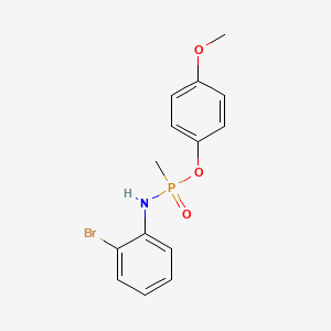 4-methoxyphenyl N-(2-bromophenyl)-P-methylphosphonamidoate