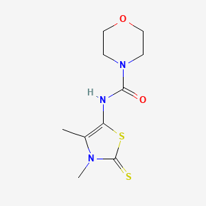 N-(3,4-dimethyl-2-thioxo-2,3-dihydro-1,3-thiazol-5-yl)morpholine-4-carboxamide