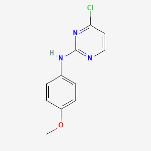 molecular formula C11H10ClN3O B603045 4-chloro-N-(4-methoxyphenyl)-2-pyrimidinamine CAS No. 925920-90-7