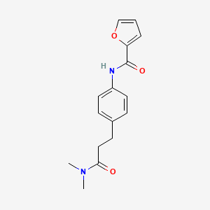 N-{4-[3-(dimethylamino)-3-oxopropyl]phenyl}-2-furamide