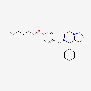 1-cyclohexyl-2-[4-(hexyloxy)benzyl]octahydropyrrolo[1,2-a]pyrazine