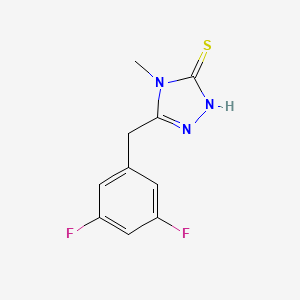 5-(3,5-difluorobenzyl)-4-methyl-4H-1,2,4-triazole-3-thiol