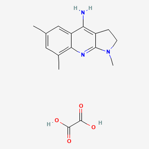 molecular formula C16H19N3O4 B6030673 1,6,8-trimethyl-2,3-dihydro-1H-pyrrolo[2,3-b]quinolin-4-amine oxalate 