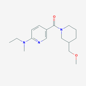 N-ethyl-5-{[3-(methoxymethyl)-1-piperidinyl]carbonyl}-N-methyl-2-pyridinamine