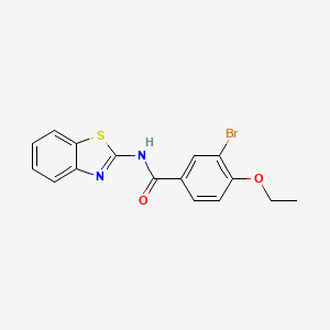 N-1,3-benzothiazol-2-yl-3-bromo-4-ethoxybenzamide