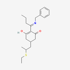 2-[1-(benzylamino)butylidene]-5-[2-(ethylthio)propyl]-1,3-cyclohexanedione