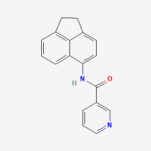 molecular formula C18H14N2O B6030791 N-(1,2-dihydro-5-acenaphthylenyl)nicotinamide 