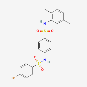 4-bromo-N-(4-{[(2,5-dimethylphenyl)amino]sulfonyl}phenyl)benzenesulfonamide