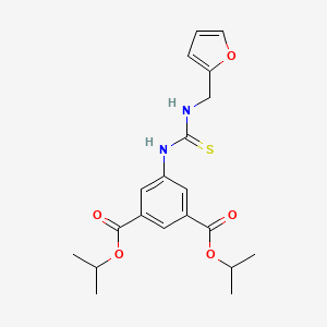 diisopropyl 5-({[(2-furylmethyl)amino]carbonothioyl}amino)isophthalate