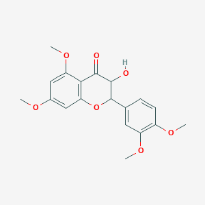 molecular formula C19H20O7 B6030935 2-(3,4-dimethoxyphenyl)-3-hydroxy-5,7-dimethoxy-2,3-dihydro-4H-chromen-4-one 