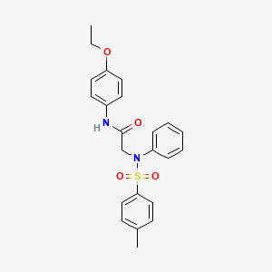 N~1~-(4-ethoxyphenyl)-N~2~-[(4-methylphenyl)sulfonyl]-N~2~-phenylglycinamide