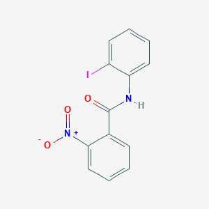 molecular formula C13H9IN2O3 B6031289 N-(2-碘苯基)-2-硝基苯甲酰胺 CAS No. 34489-87-7