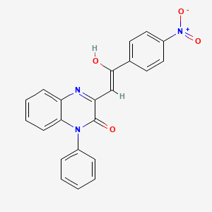 3-[2-(4-nitrophenyl)-2-oxoethylidene]-1-phenyl-3,4-dihydro-2(1H)-quinoxalinone