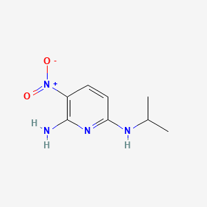 molecular formula C8H12N4O2 B603135 3-硝基-N~6~-(丙-2-基)吡啶-2,6-二胺 CAS No. 73895-38-2
