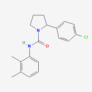 2-(4-chlorophenyl)-N-(2,3-dimethylphenyl)-1-pyrrolidinecarboxamide