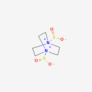 molecular formula C6H12N2O4S2 B603139 1,4-二氮杂双环[2.2.2]辛烷-1,4-二鎓-1,4-二亚磺酸盐 CAS No. 119752-83-9