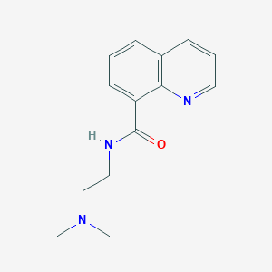 N-[2-(dimethylamino)ethyl]-8-quinolinecarboxamide