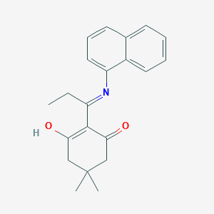 5,5-dimethyl-2-[1-(1-naphthylamino)propylidene]-1,3-cyclohexanedione