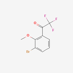 molecular formula C9H6BrF3O2 B603142 3'-溴-2'-甲氧基-2,2,2-三氟苯乙酮 CAS No. 1820639-77-7