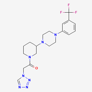 1-[1-(1H-tetrazol-1-ylacetyl)-3-piperidinyl]-4-[3-(trifluoromethyl)phenyl]piperazine