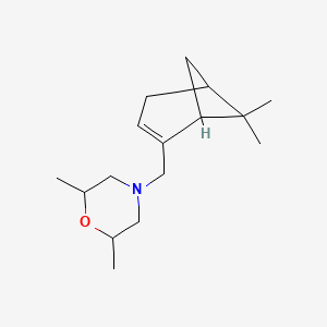 molecular formula C16H27NO B6031592 4-[(6,6-dimethylbicyclo[3.1.1]hept-2-en-2-yl)methyl]-2,6-dimethylmorpholine 