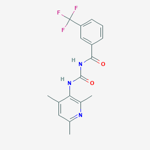 3-(trifluoromethyl)-N-{[(2,4,6-trimethylpyridin-3-yl)amino]carbonyl}benzamide