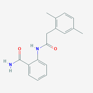 molecular formula C17H18N2O2 B6031672 2-{[(2,5-dimethylphenyl)acetyl]amino}benzamide 