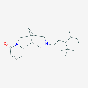 11-[2-(2,6,6-trimethyl-1-cyclohexen-1-yl)ethyl]-7,11-diazatricyclo[7.3.1.0~2,7~]trideca-2,4-dien-6-one