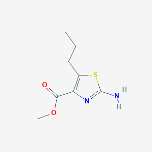 molecular formula C8H12N2O2S B603181 Methyl 2-amino-5-propylthiazole-4-carboxylate CAS No. 649736-98-1