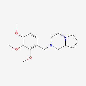 2-(2,3,4-trimethoxybenzyl)octahydropyrrolo[1,2-a]pyrazine trifluoroacetate