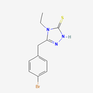 5-(4-bromobenzyl)-4-ethyl-4H-1,2,4-triazole-3-thiol