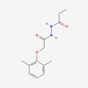 N'-[2-(2,6-dimethylphenoxy)acetyl]propanohydrazide