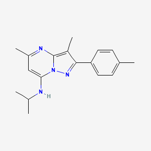 N-isopropyl-3,5-dimethyl-2-(4-methylphenyl)pyrazolo[1,5-a]pyrimidin-7-amine