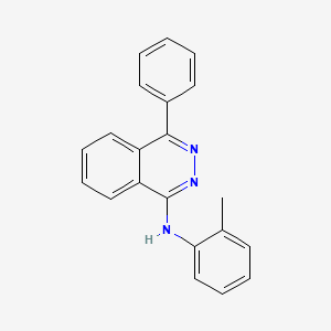 N-(2-methylphenyl)-4-phenyl-1-phthalazinamine