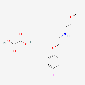 [2-(4-iodophenoxy)ethyl](2-methoxyethyl)amine oxalate