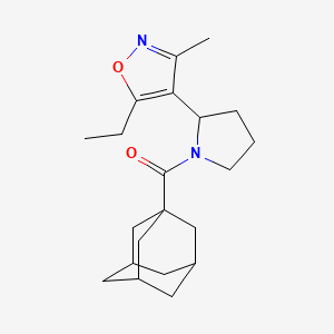 4-[1-(1-adamantylcarbonyl)-2-pyrrolidinyl]-5-ethyl-3-methylisoxazole